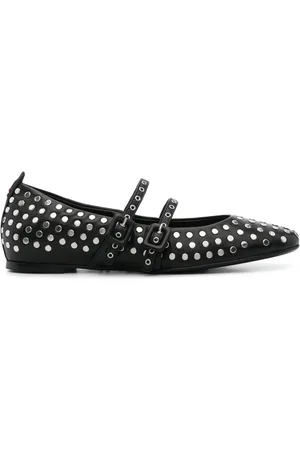 HALMANERA Ballerines en cuir à détails de clous
