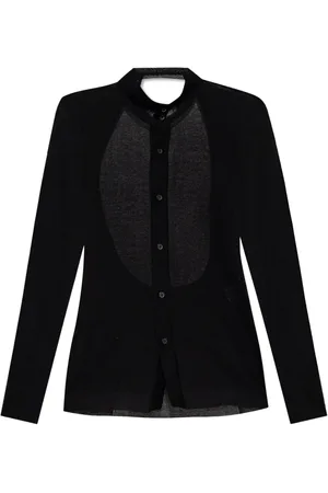 Issey Miyake Cardigan à dos ouvert