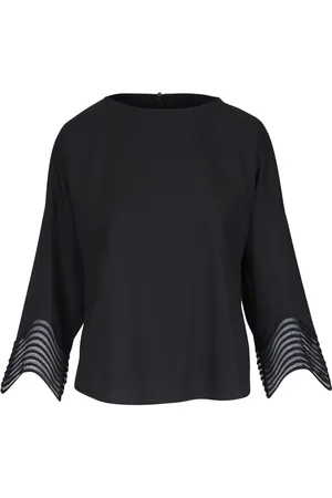 AKRIS Blouse à poignets ondulés