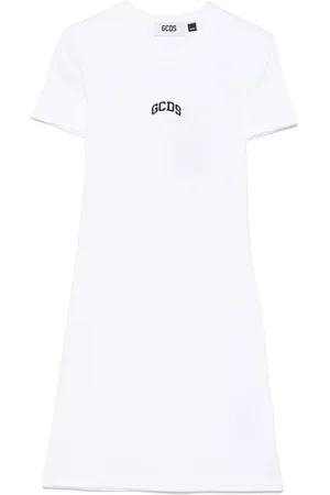 GCDS Robe courte à logo brodé