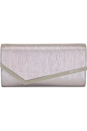 Jimmy Choo Pochette à logo gravé