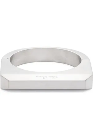 Rick Owens Bracelet à logo gravé
