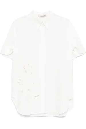 Dorothee Schumacher Chemise à fleurs brodées