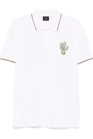 Paul Smith Polo à motif cactus brodé