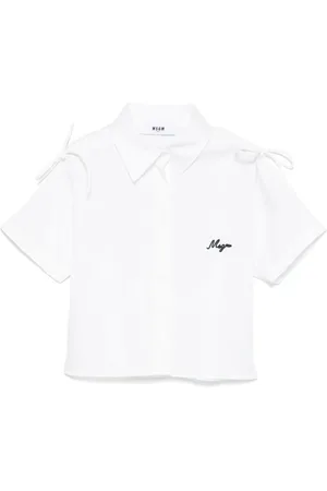 Msgm Chemise à détail de nœud