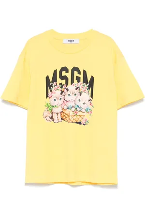 Msgm T-shirt à imprimé graphique