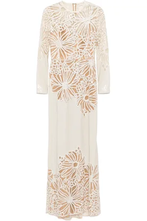 Elie saab Robe longue à broderies