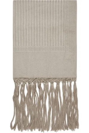 Brunello Cucinelli Serviette à franges