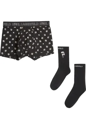 Karl Lagerfeld Boxer à motif Ikonik Karl