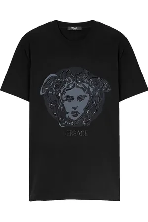 VERSACE T-shirt à motif Medusa brodé