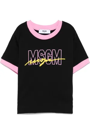 Msgm T-shirt à logo embossé