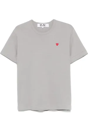 Comme des Garçons T-shirt en coton à logo appliqué