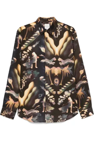 Paul Smith Chemise imprimée à détail noué