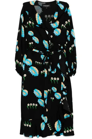 Cynthia Rowley Robe cache-cœur à taille nouée