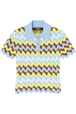 VERSACE Polo Wave en jacquard
