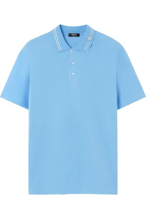 VERSACE Polo à logo Medusa brodé
