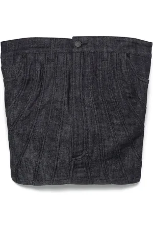 MUGLER Haut-bustier en jean