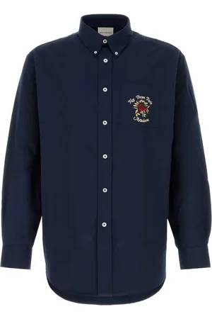 Drôle de Monsieur Chemise La Chemise Slogan Fleurs