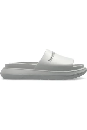 Emporio Armani Claquettes à logo embossé
