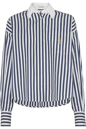 Brunello Cucinelli Chemise à rayures