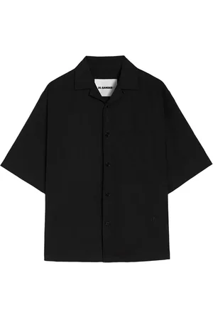 Jil Sander Chemise en coton à manches courtes