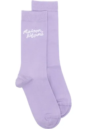 Maison Kitsuné Chaussettes à motif manuscrit