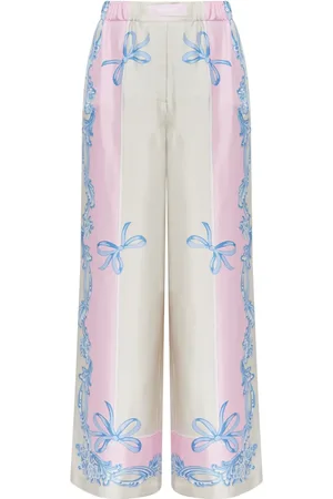 VERSACE Pantalon Cameo en soie