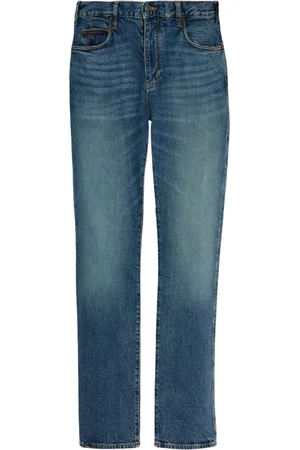Emporio Armani Jean à plaque logo