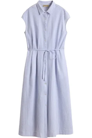 Woolrich Robe-chemise à fines rayures