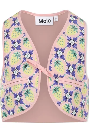 Molo Gilet zippé à fleurs