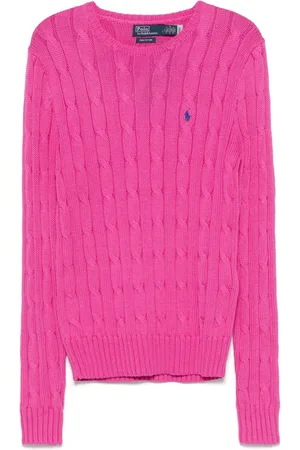 Ralph Lauren Pull en maille torsadée à encolure ras du cou