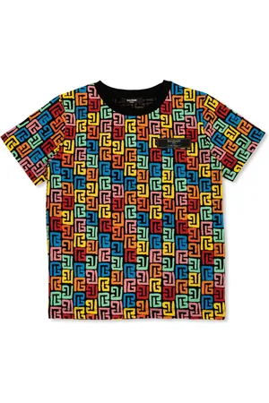 Balmain T-shirt à logo imprimé