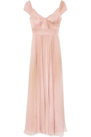 Elie saab Robe longue à design plissé