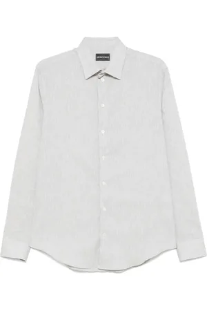 Emporio Armani Chemise à logo brodé