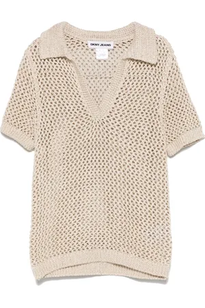 DKNY Haut en maille ajourée