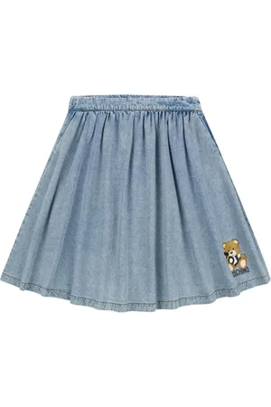 Moschino Jupe plissée en jean