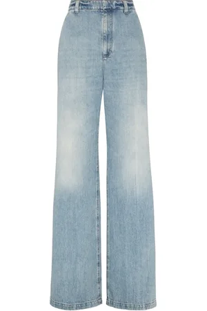 Brunello Cucinelli Jean ample à taille haute