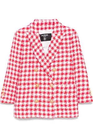 Balmain Blazer à carreaux vichy