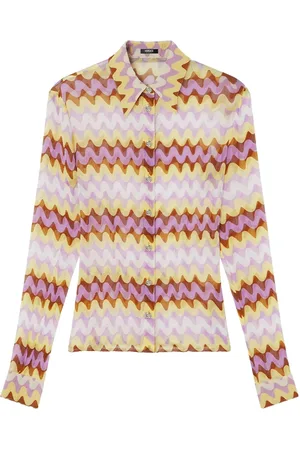 VERSACE Chemise Wave en crêpe