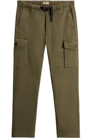 Woolrich Pantalon cargo à taille ceinturée