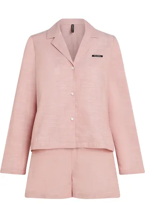 Karl Lagerfeld Pyjama à logo appliqué