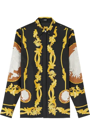 VERSACE Chemise Cameo en soie