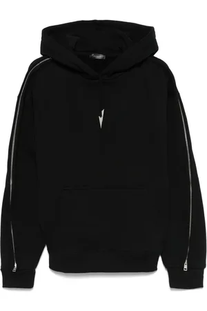 MUGLER Hoodie à détails de zips