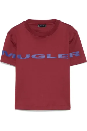 MUGLER T-shirt à logo appliqué