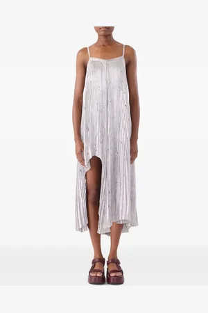 Jason Wu Robe satiné à design plissée