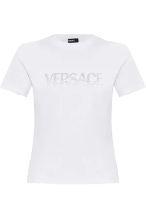 VERSACE T-shirt à ornements en cristal