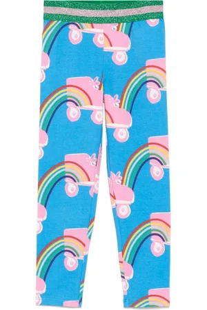 Stella McCartney Legging à imprimé Rollerskate Rainbow