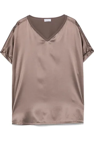 Brunello Cucinelli Débardeur à ornements métalliques