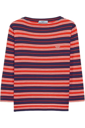 Prada T-shirt à rayures