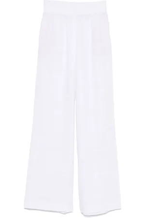 ERMANNO SCERVINO Pantalon palazzo en lin